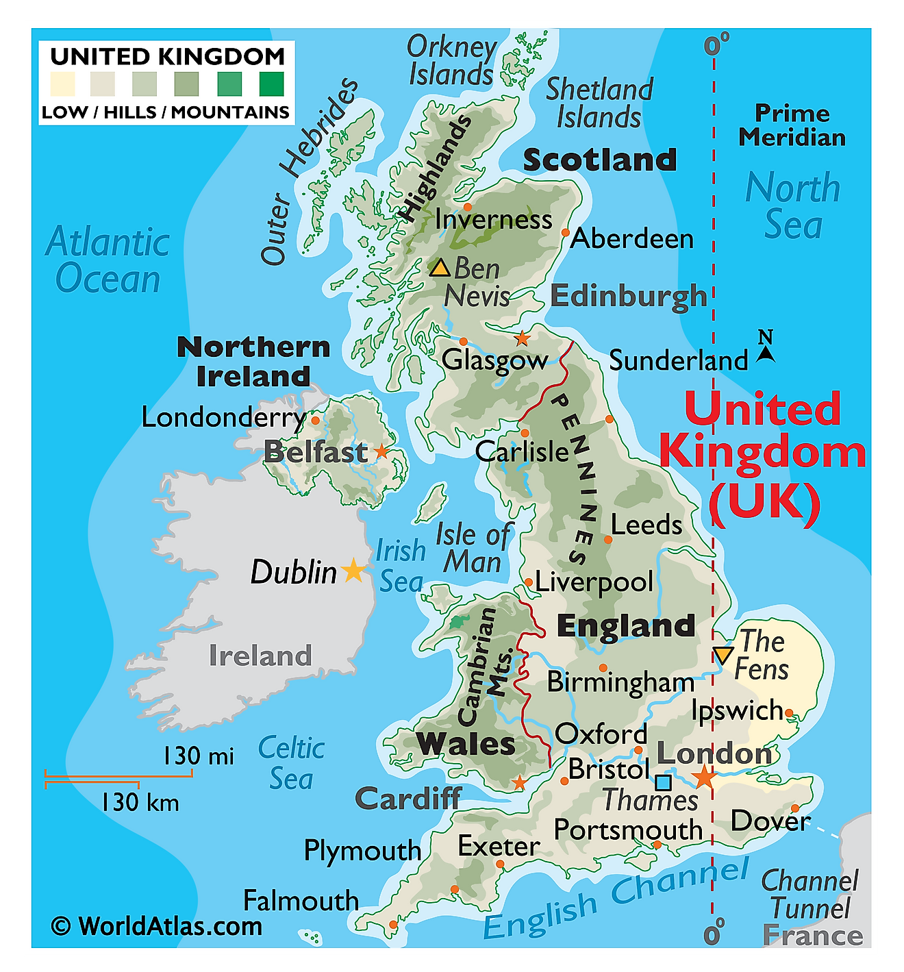 The United Kingdom Maps & Facts - World Atlas