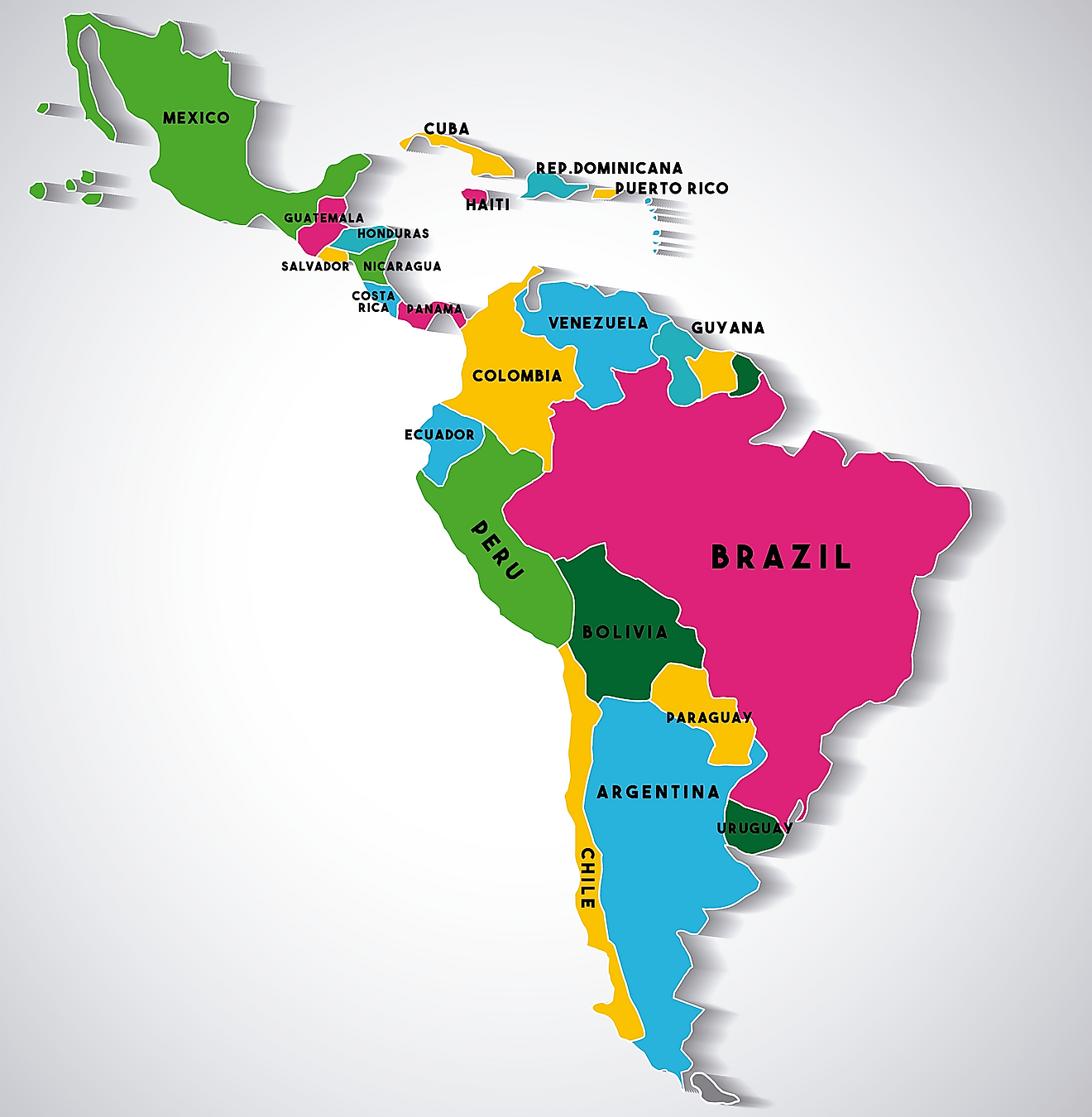 Latin American Countries - WorldAtlas