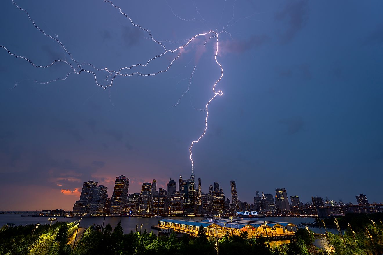 The American Buildings Struck By Lightning Most Often