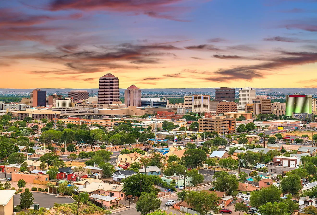 Albuquerque, New Mexico WorldAtlas