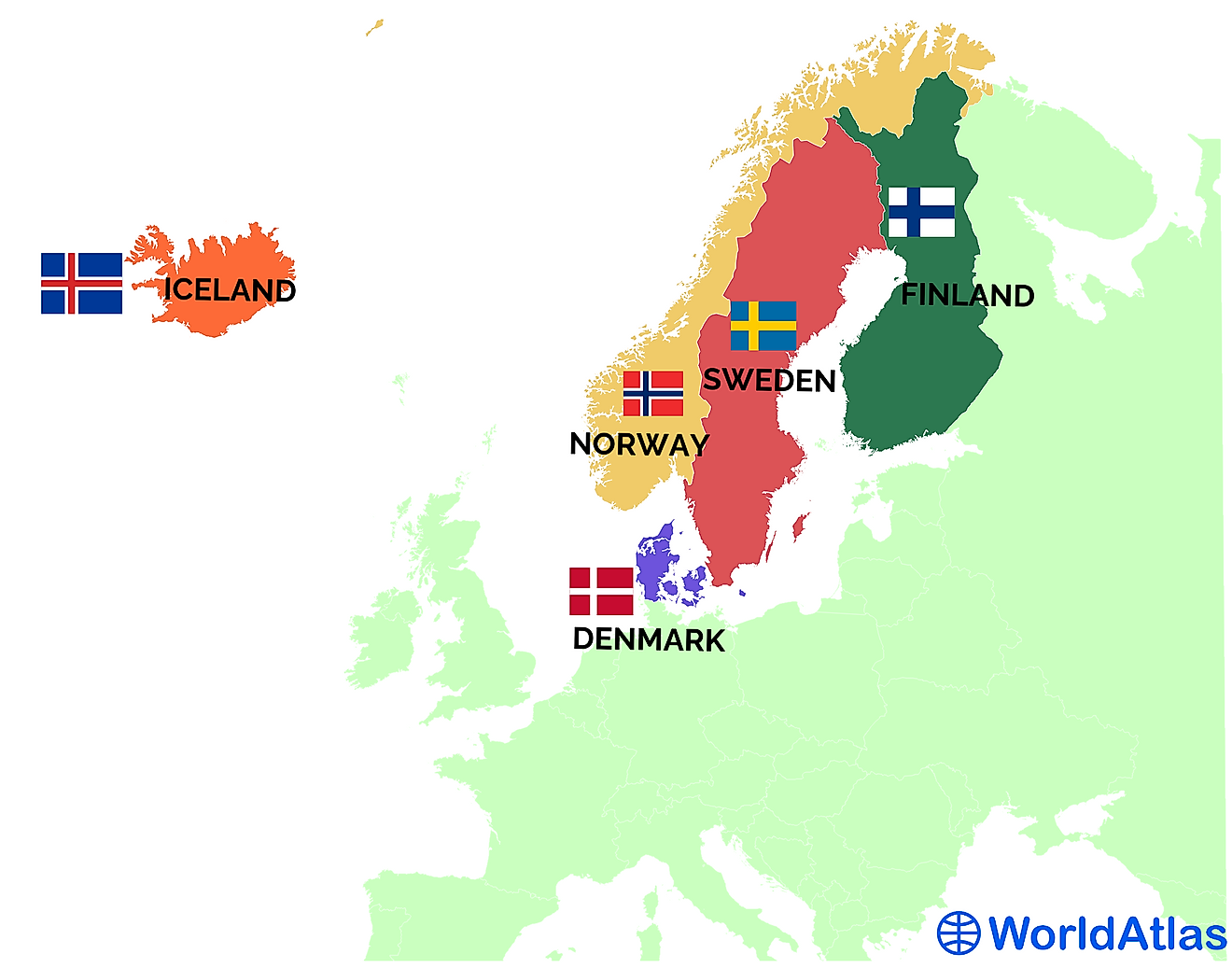 Nordic Countries Worldatlas