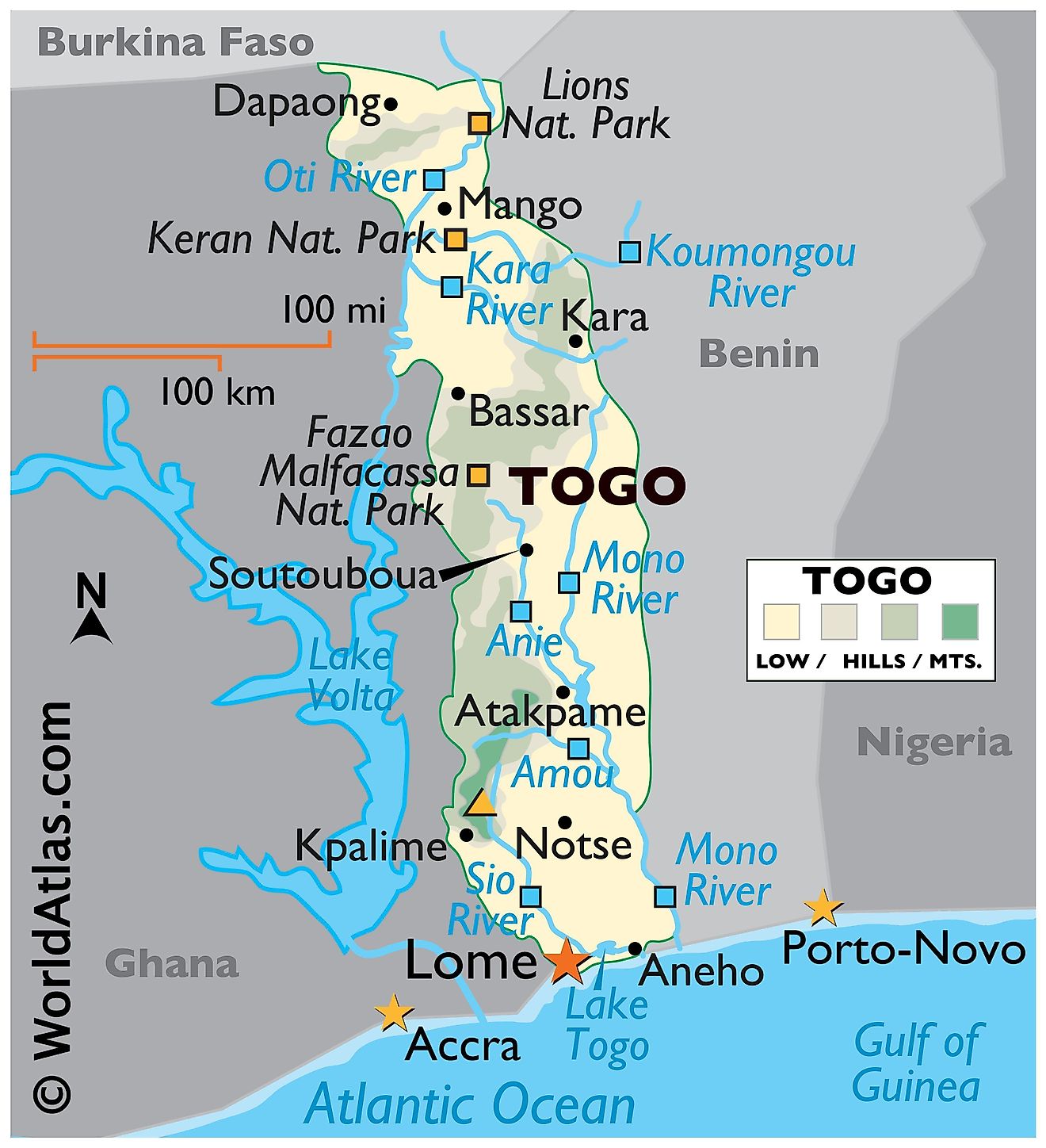 Togo Maps and Facts – World Atlas