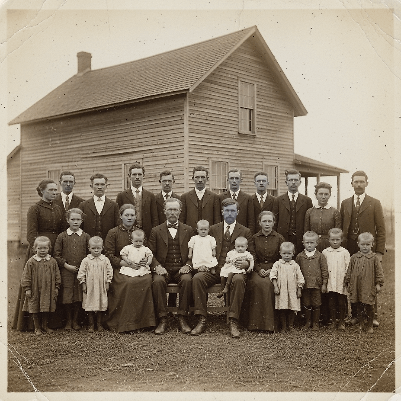 Imagen del dato curioso: Familia Fugate de piel azul en Kentucky