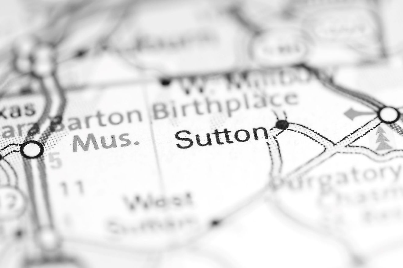 Sutton Ma Map Sutton, Massachusetts