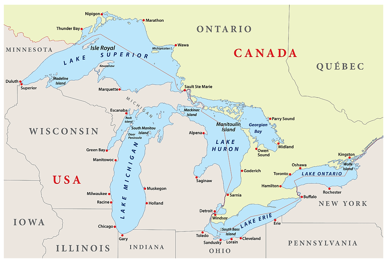 How Many Islands Are There in the Great Lakes?