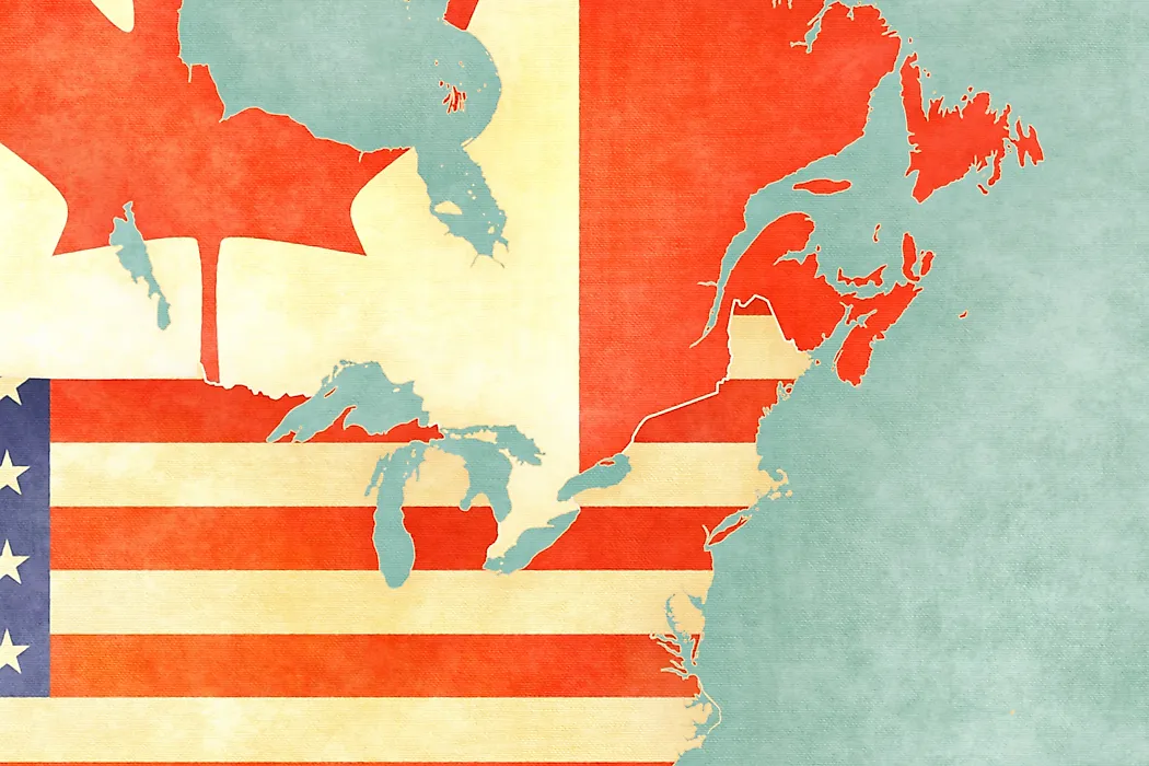 Which River Forms Part of the Border Between the United States and