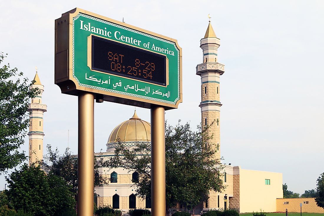 U.S. States With The Most Mosques WorldAtlas