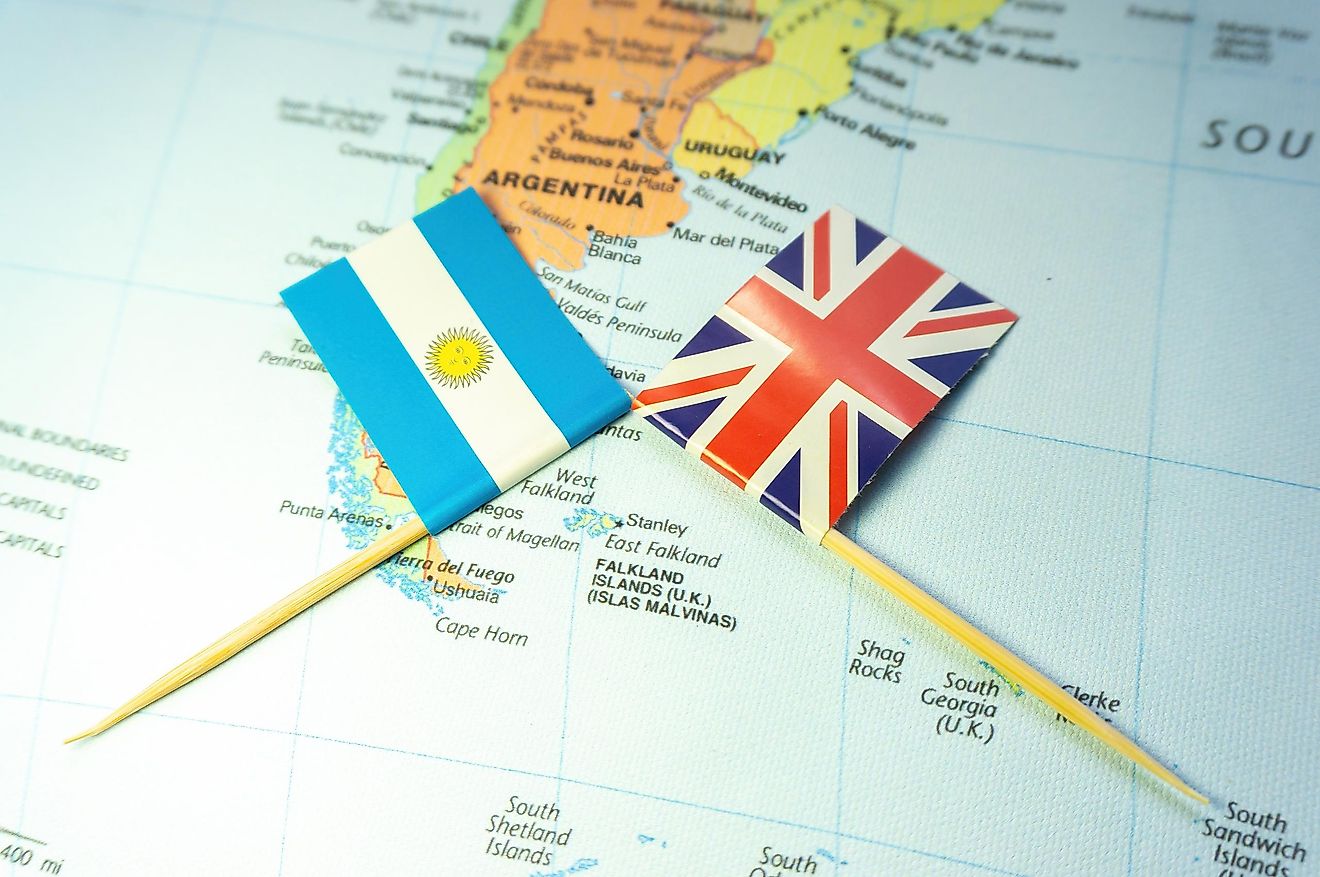 The Falklands War - WorldAtlas