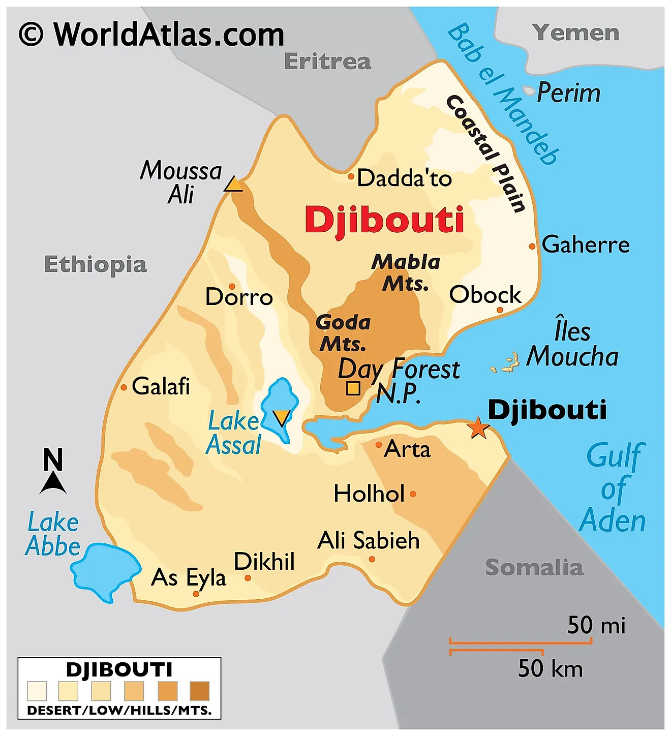 Djibouti Maps & Facts - World Atlas