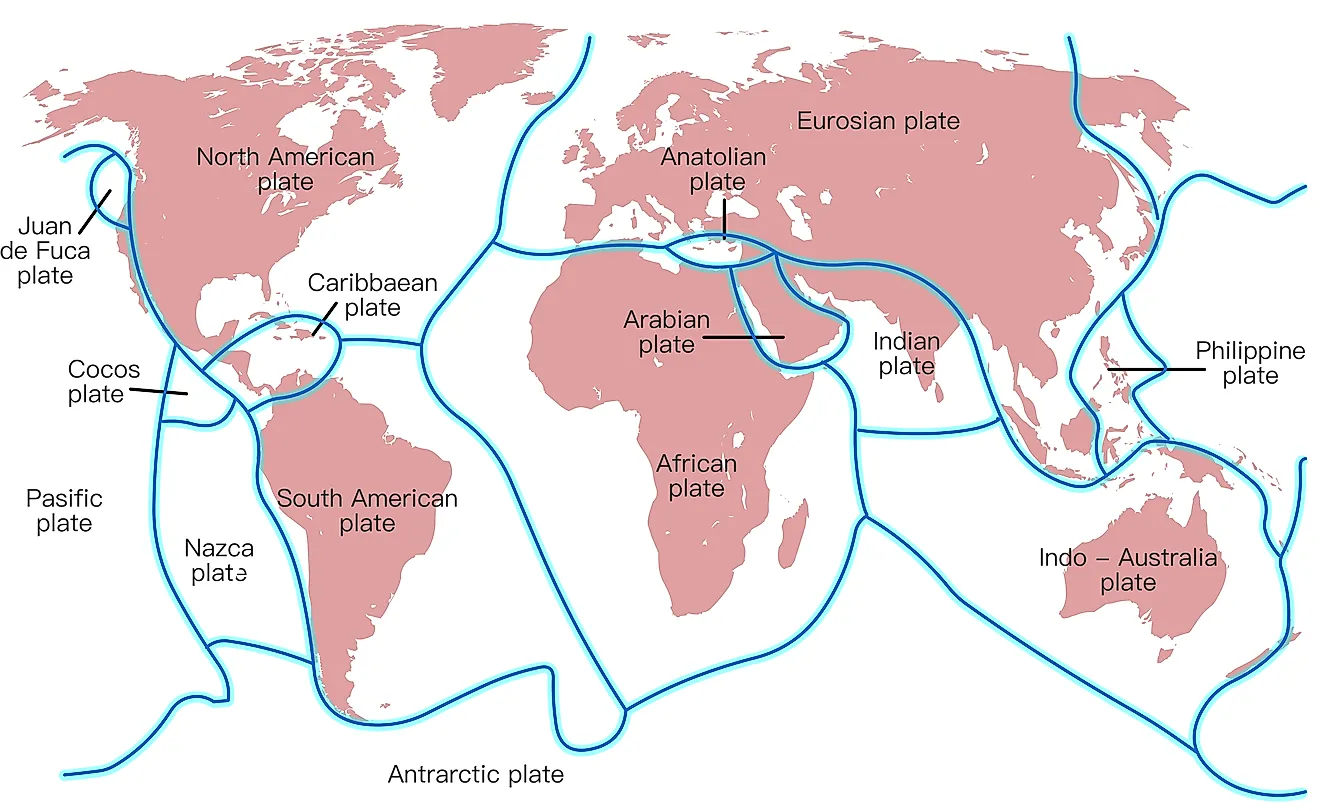 Plate Tectonics Map