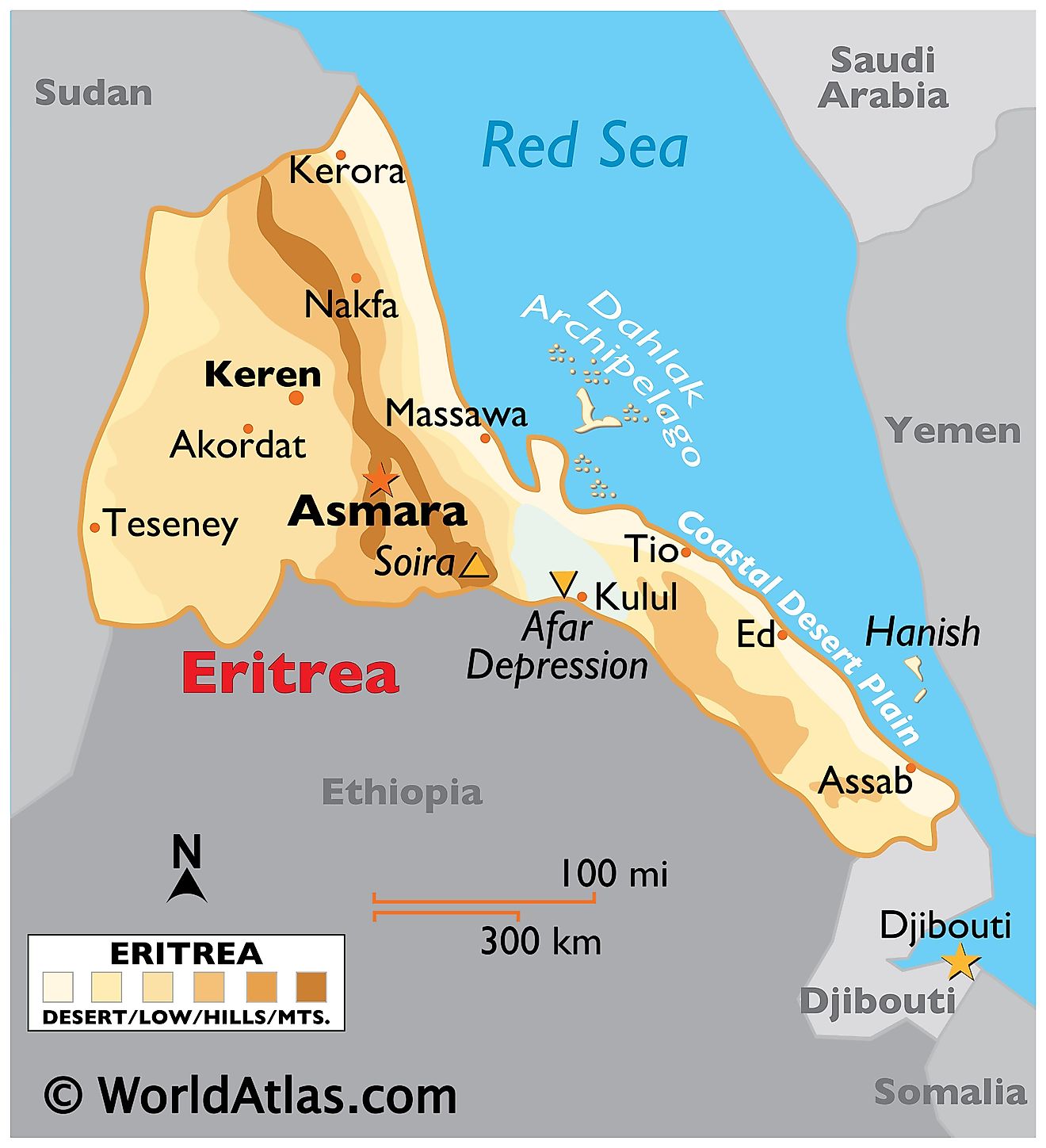 Eritrea Maps and Facts – World Atlas