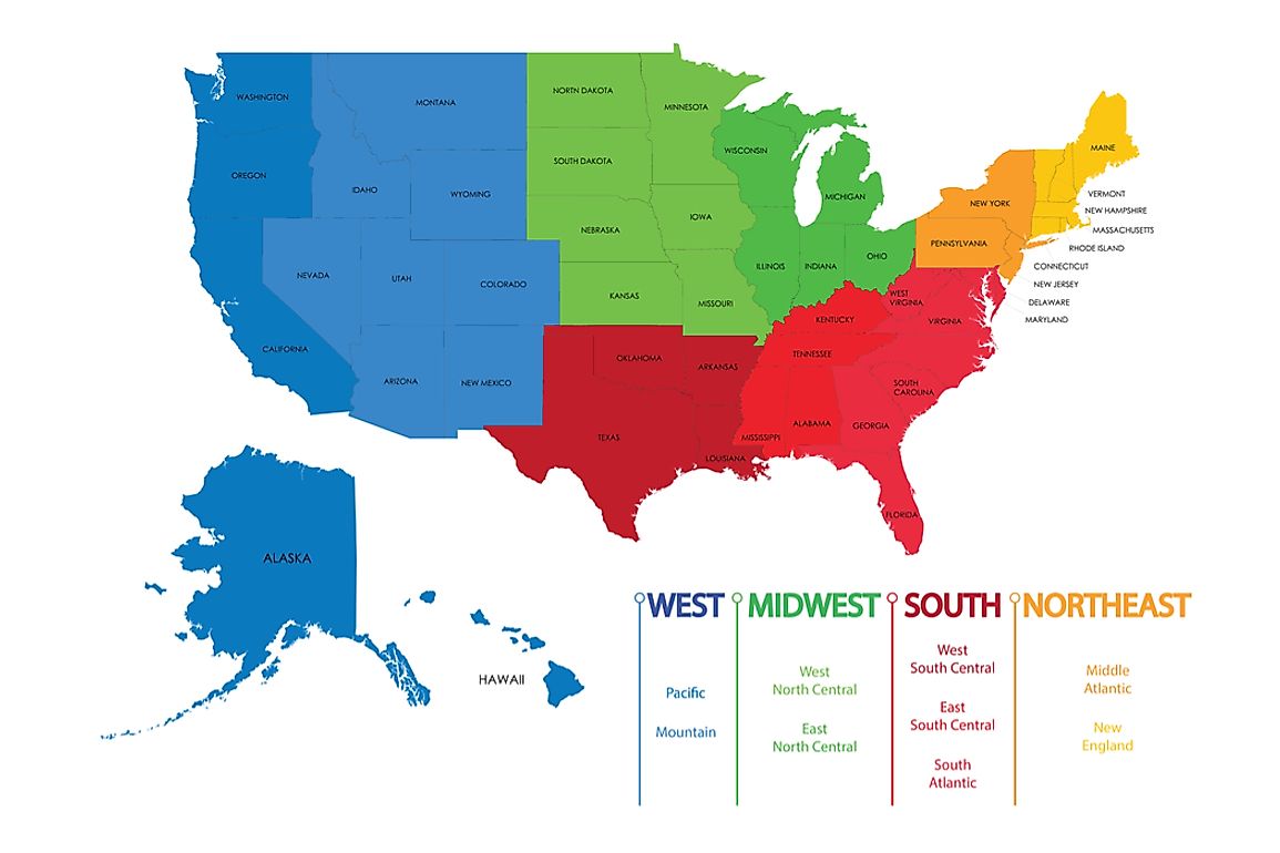 the-officially-recognized-four-regions-and-nine-divisions-of-the-united