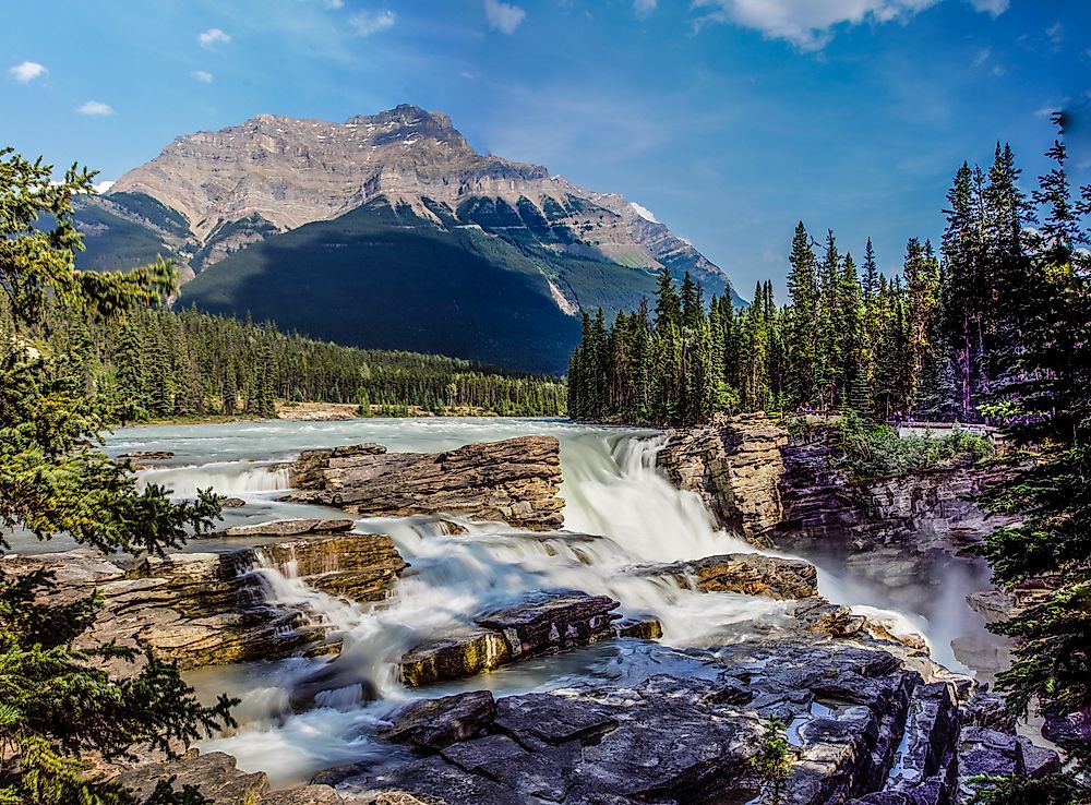 Athabasca Falls, Canada - Unique Places around the World - WorldAtlas