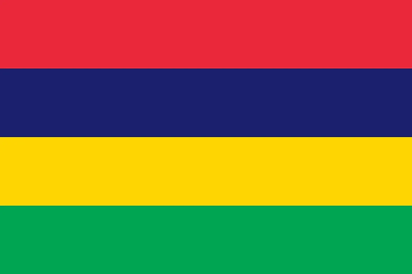 Hotel Genbruge Indkøbscenter Flags, Symbols, & Currencies of Mauritius - World Atlas