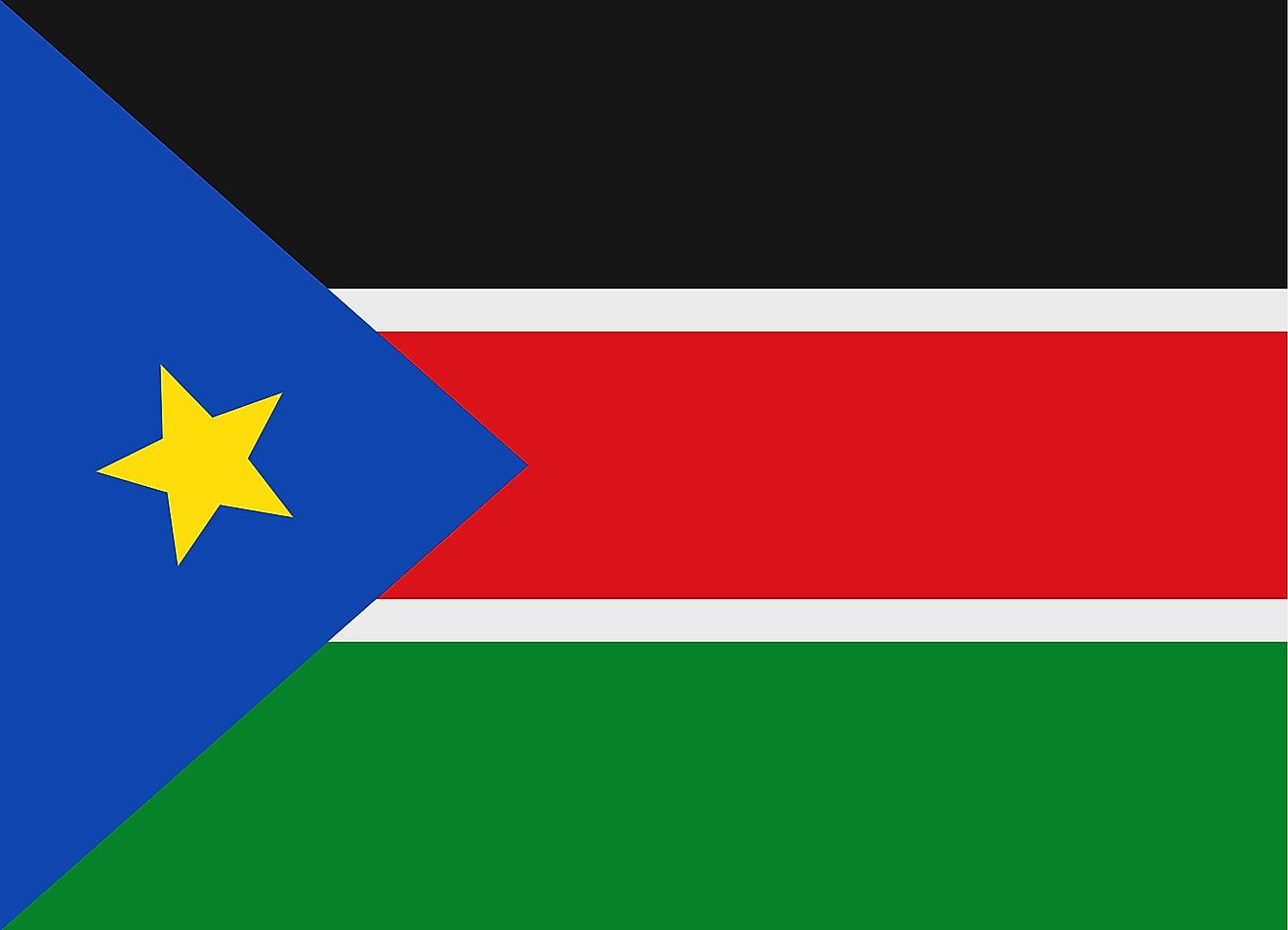 Indsigt Solrig Plenarmøde Flags, Symbols & Currency of South Sudan - World Atlas