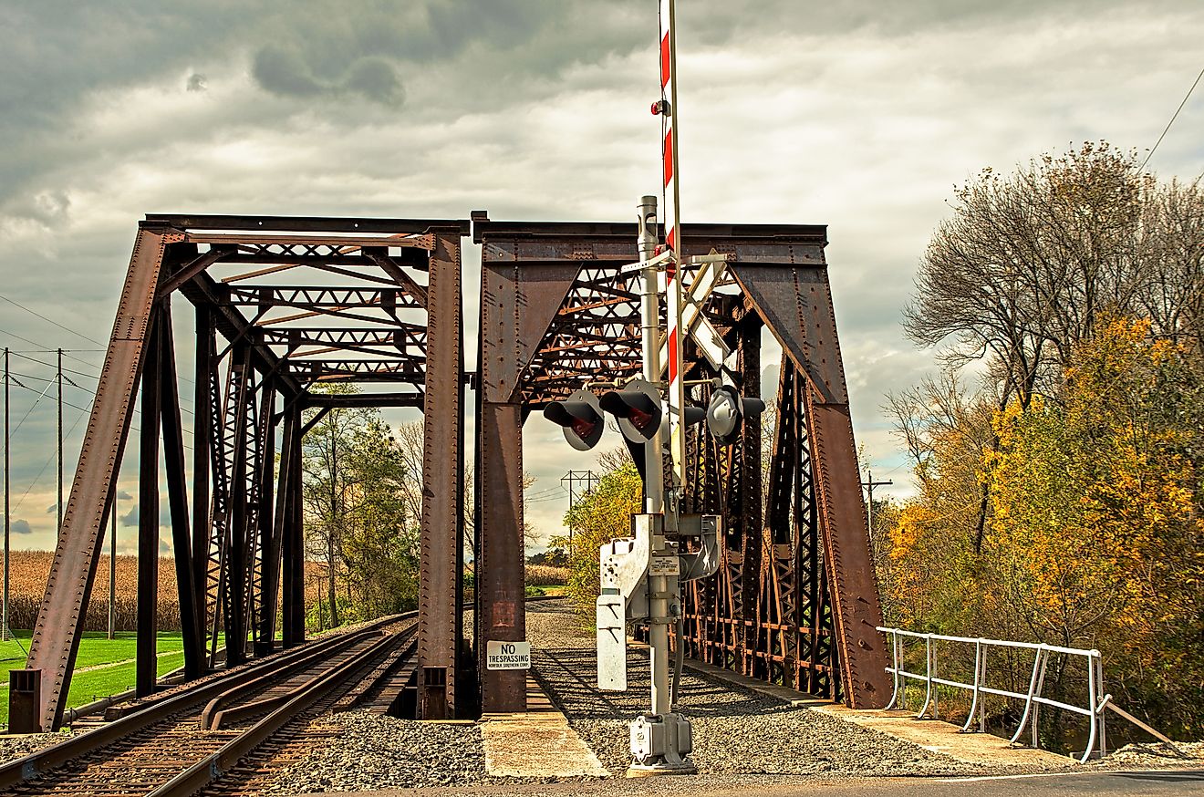 Train bridge near Dillsburg, Pennsylvania.