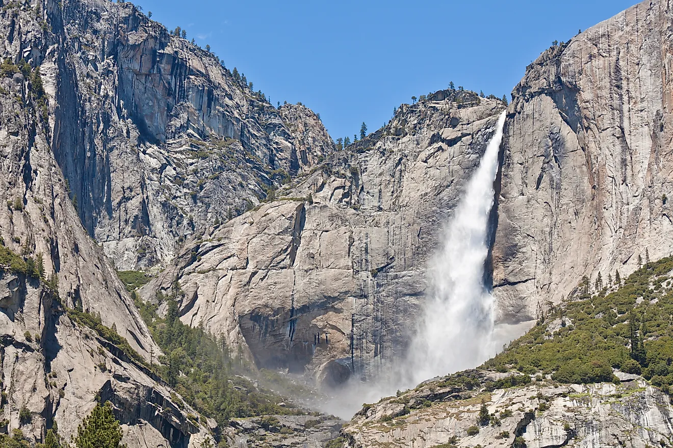 Upper Yosemite falls, Yosemite valley, Yosemite national park. 