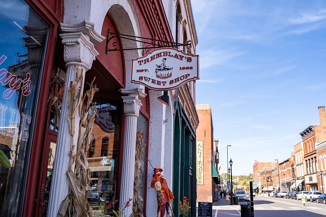 Stillwater, Minnesota: Sign for Tremblays Sweet Shop, via MelissaMN - stock.adobe.com