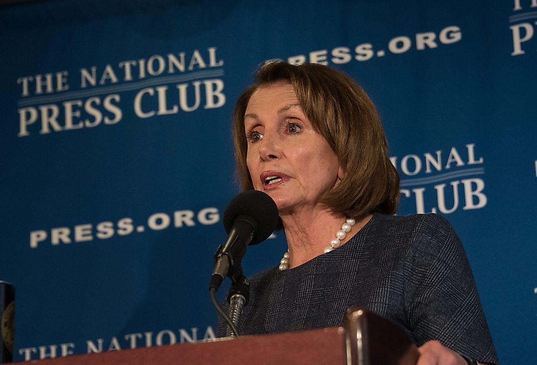 Nancy Pelosi is the House Minority Leader.  Editorial credit: Albert H. Teich / Shutterstock.com