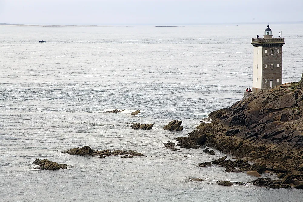 The Iroise Sea in Brittany, France.