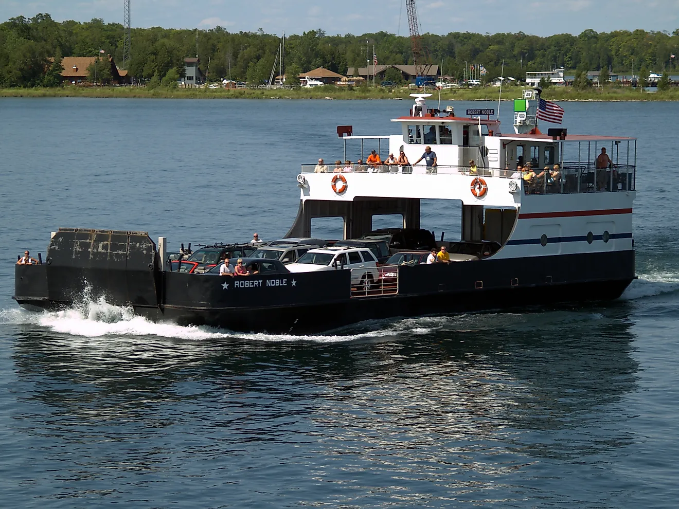 Robert Noble Ferry taken from the Washington Ferry.