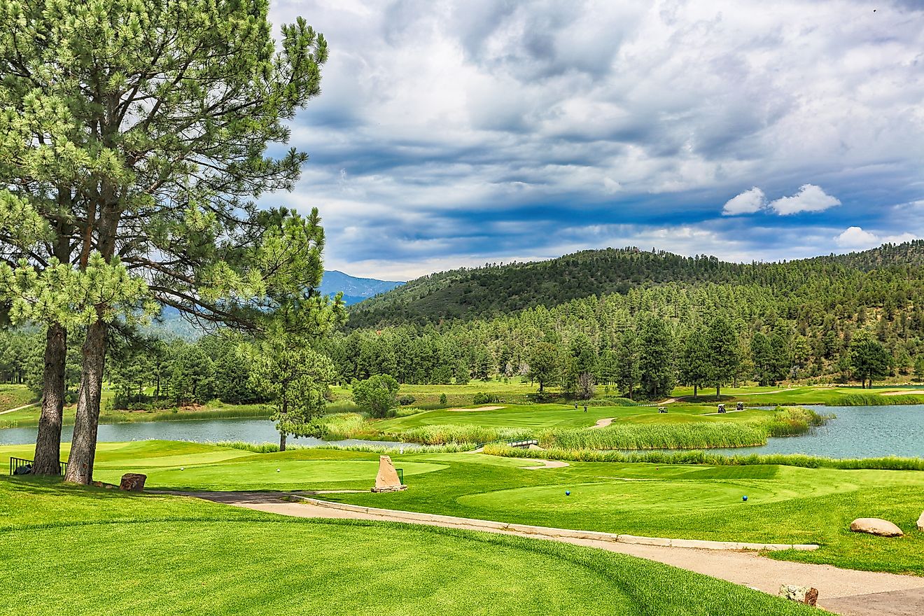 Inn of the Mountain Gods Championship Golf Course in Mescalero, New Mexico. Editorial credit: GSPhotography / Shutterstock.com