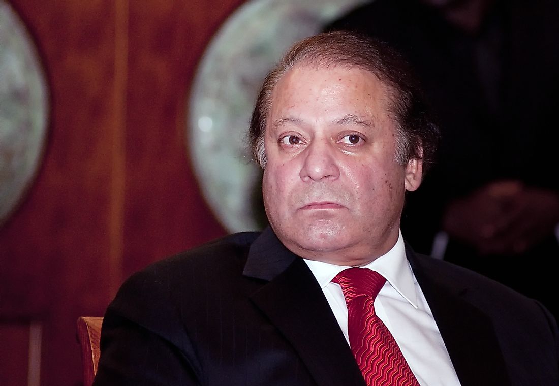 Nawaz Sharif, the former Prime Minister of Pakistan. Editorial credit: creativei images / Shutterstock.com.