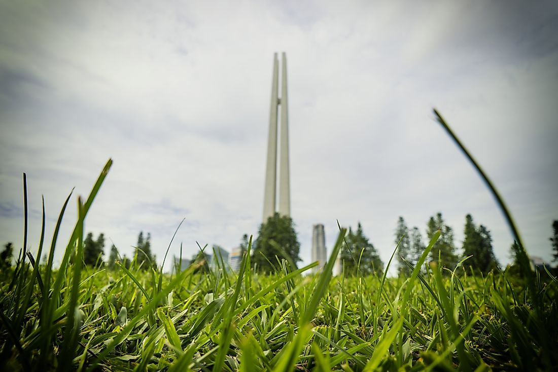 Civilian War Memorial, Singapore. 