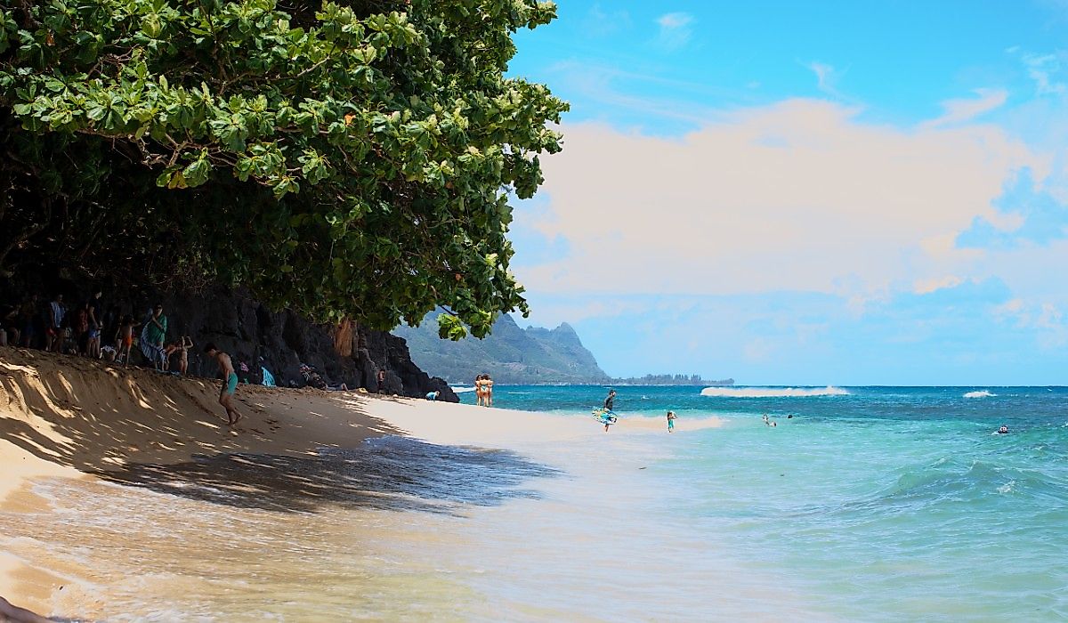 Hideaway Beach (Pali Ke Kua Beach), Princeville, Hawaii. Image credit bluestork via Shutterstock