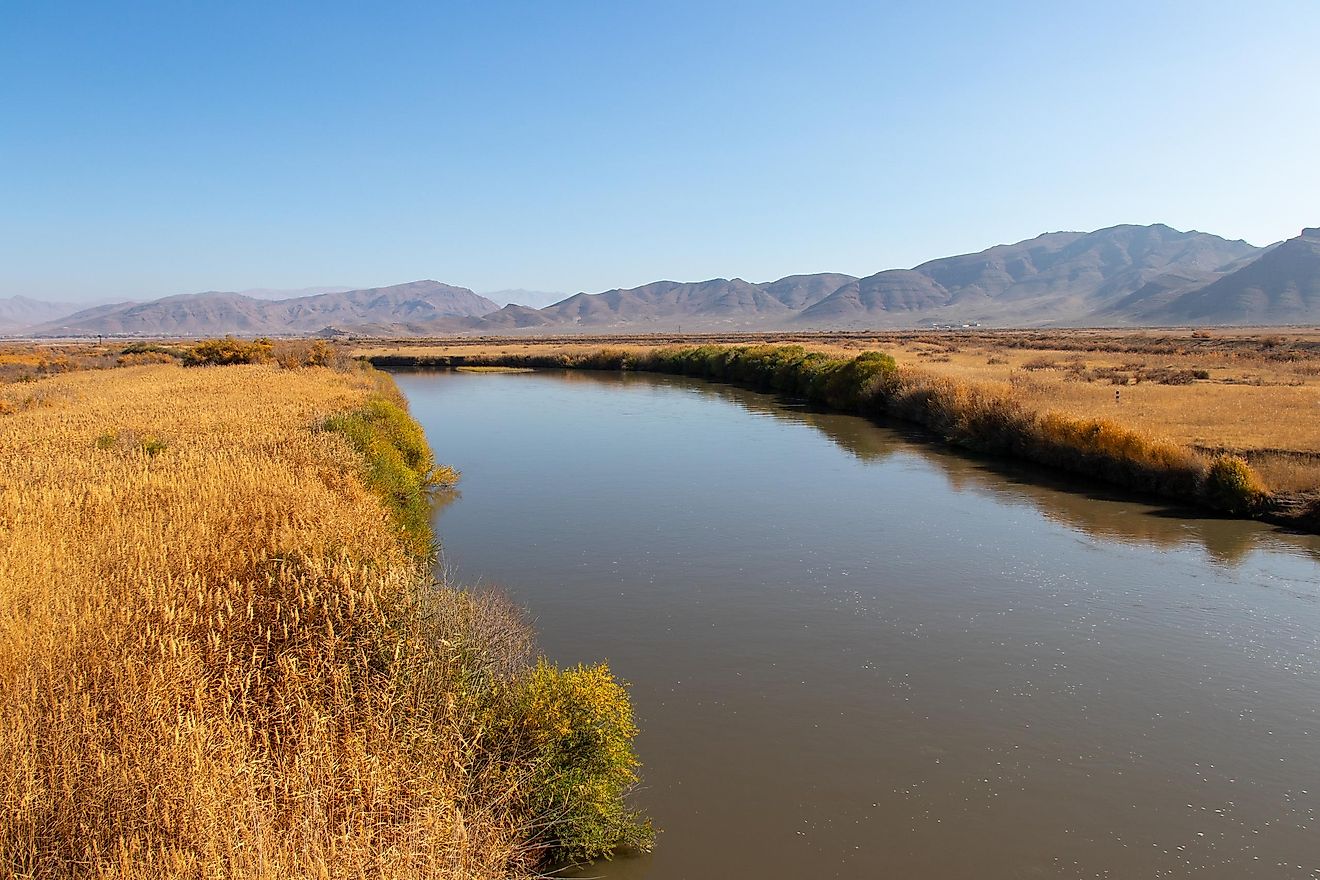 Aras River between Nakhchivan and Turkey.