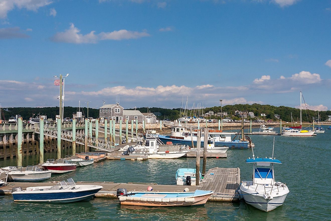 Wellfleet Marina Harbor. 