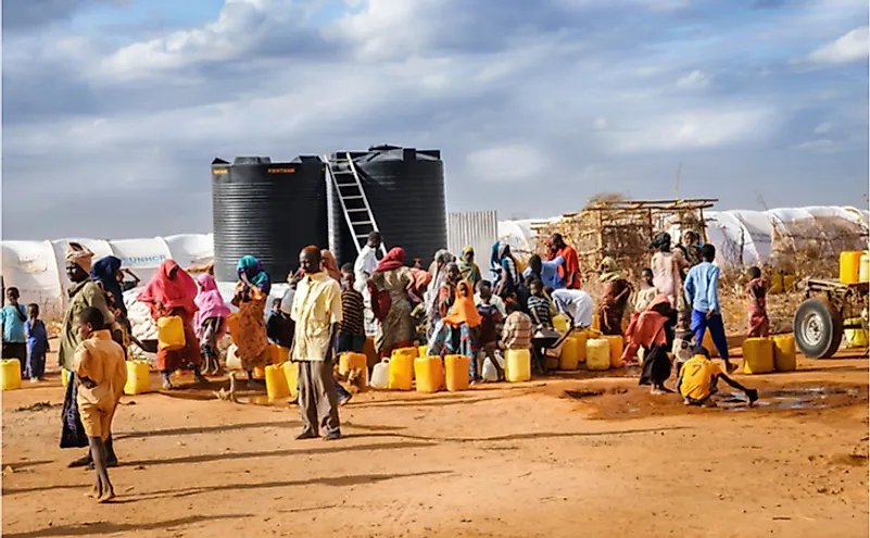 Clean, drinking water is one of the scarce natural resources in Somalia.