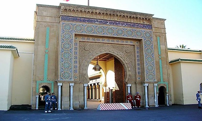 Royal Palace, Rabat, Morocco is the official residence of the King of Morocco.