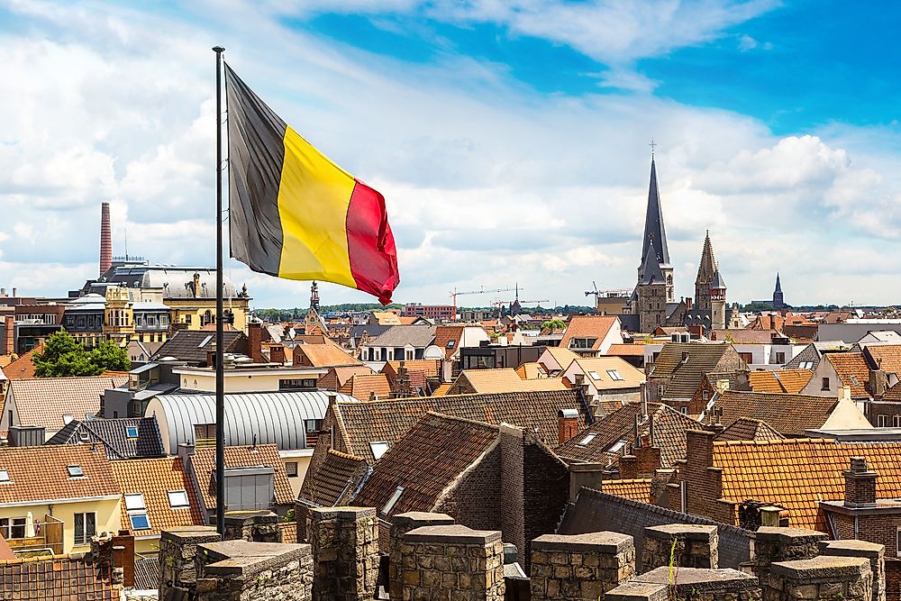 Gravensteen, a castle in Belgium. 