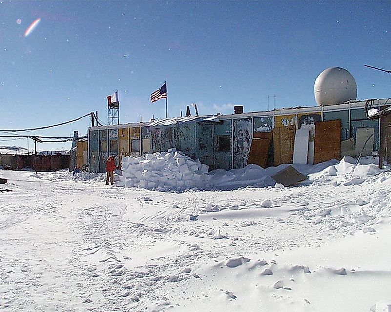 The Russian-controlled Vostok Station.