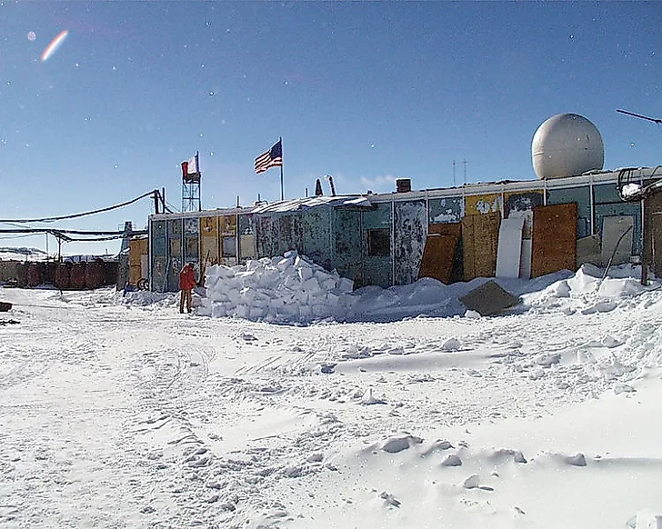 The Russian-controlled Vostok Station.