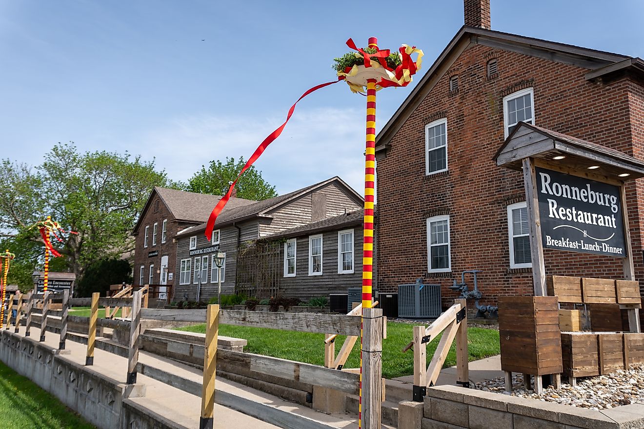 Amana, Iowa. Editorial credit: EWY Media / Shutterstock.com