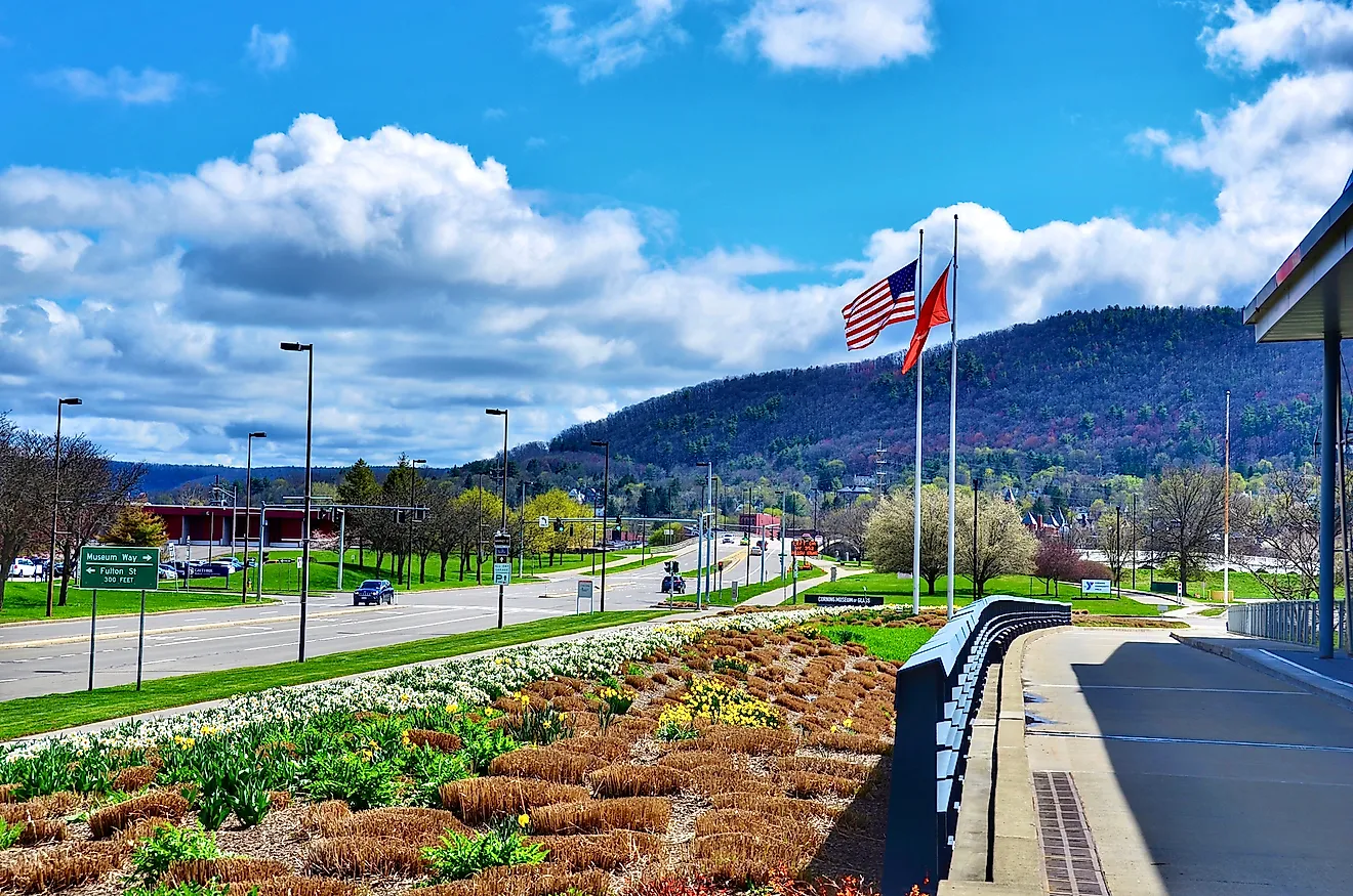 Corning, New York. Editorial credit: PQK / Shutterstock.com