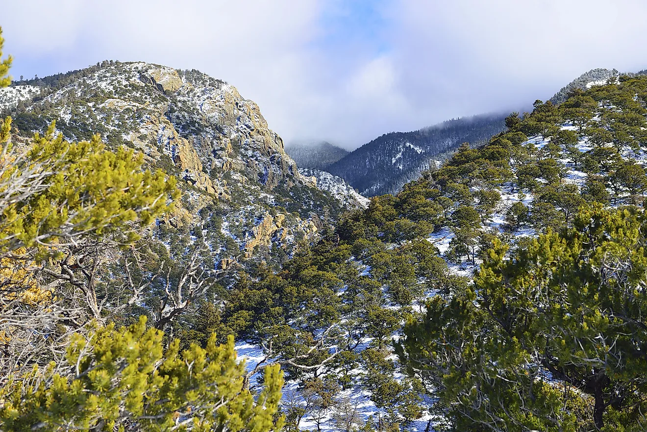 High Mountains of Colorado During Winter