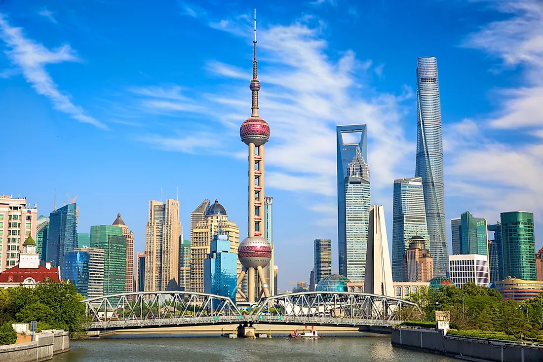 Shanghai has the highest GDP in China. 