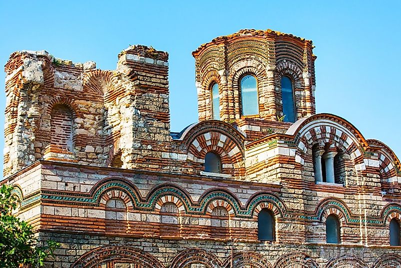 An old church in the town of Nessebar.