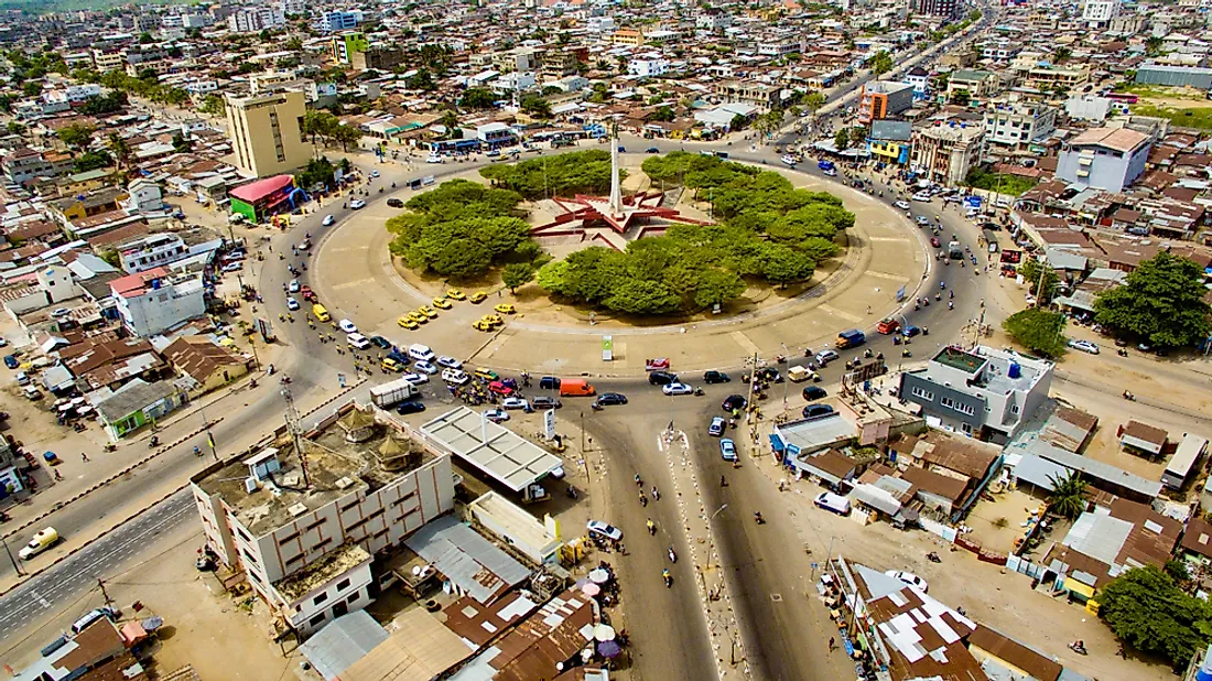 Cotonou is a major trading port of Benin.