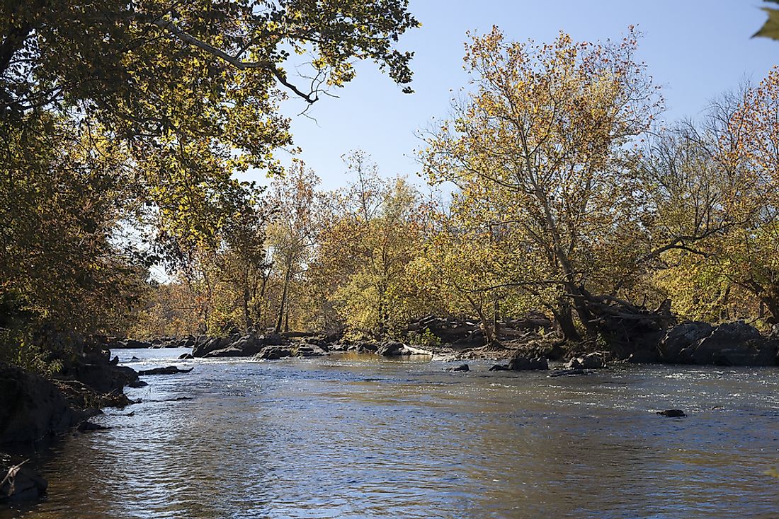 Potomac River is the fastest flowing river in the US. 