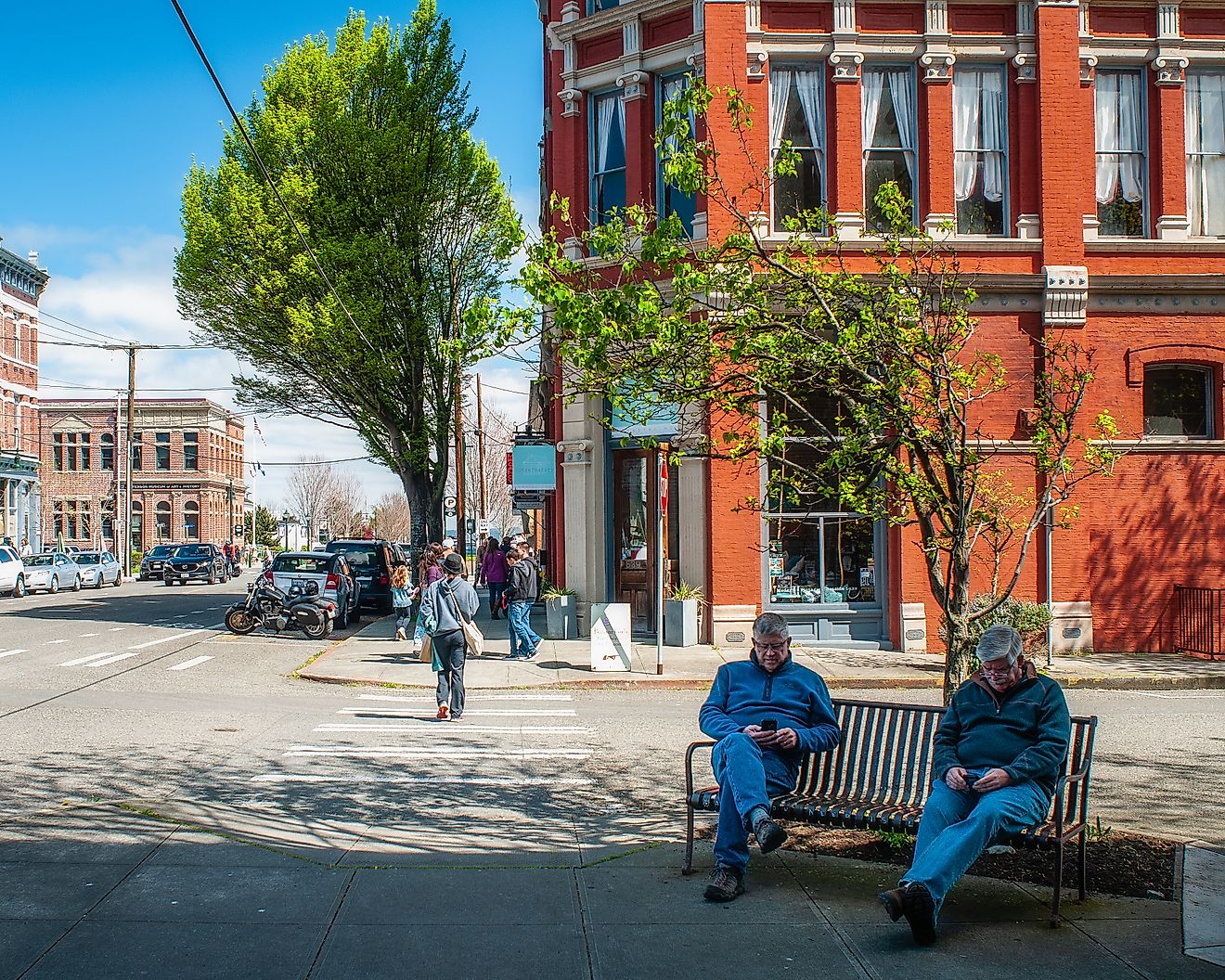 A scene on Water Street in Historic Port Townsend, Washington. Gareth Janzen / Shutterstock.com 