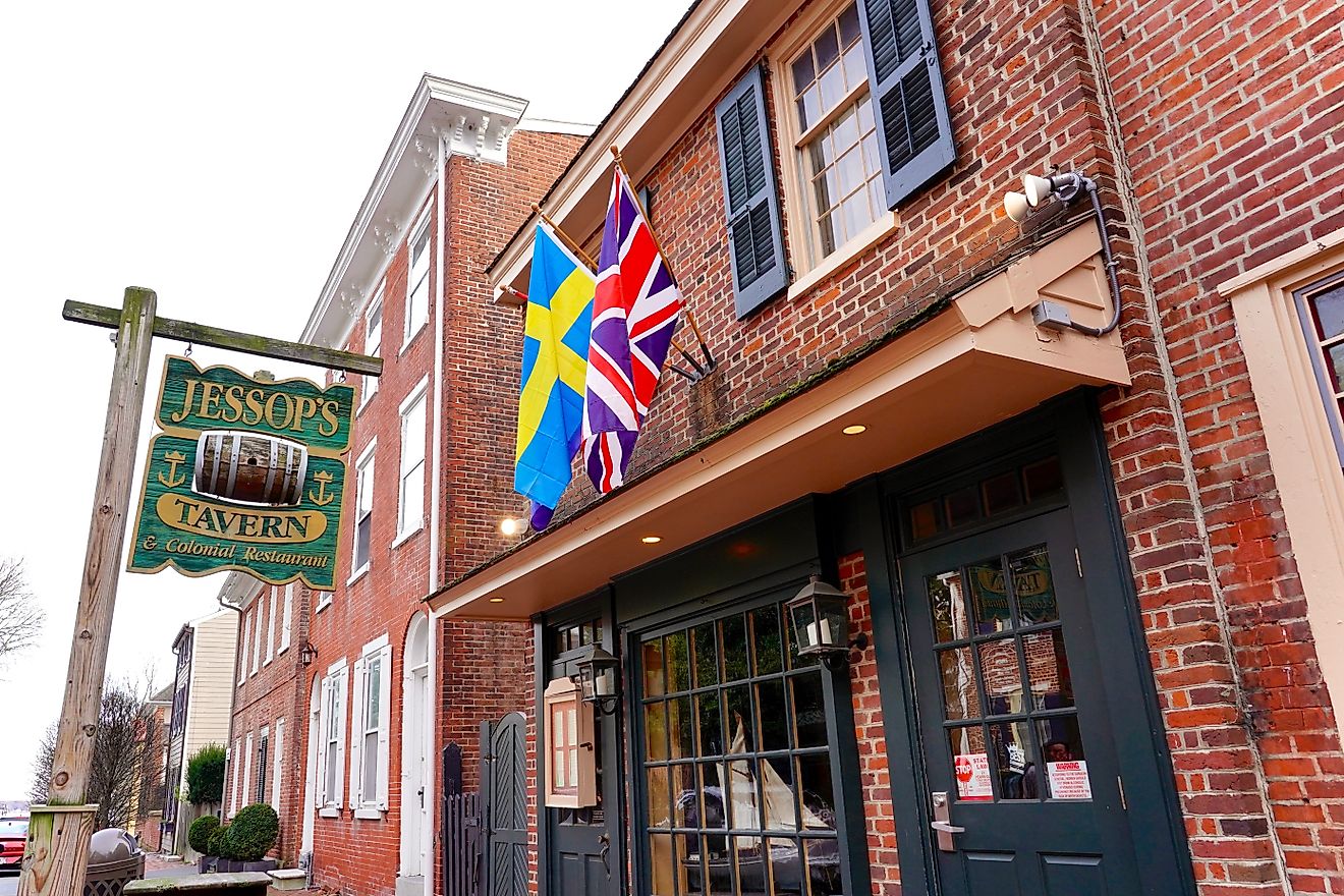 The New Castle Historic District in New Castle, Delaware. Editorial credit: George Wirt / Shutterstock.com