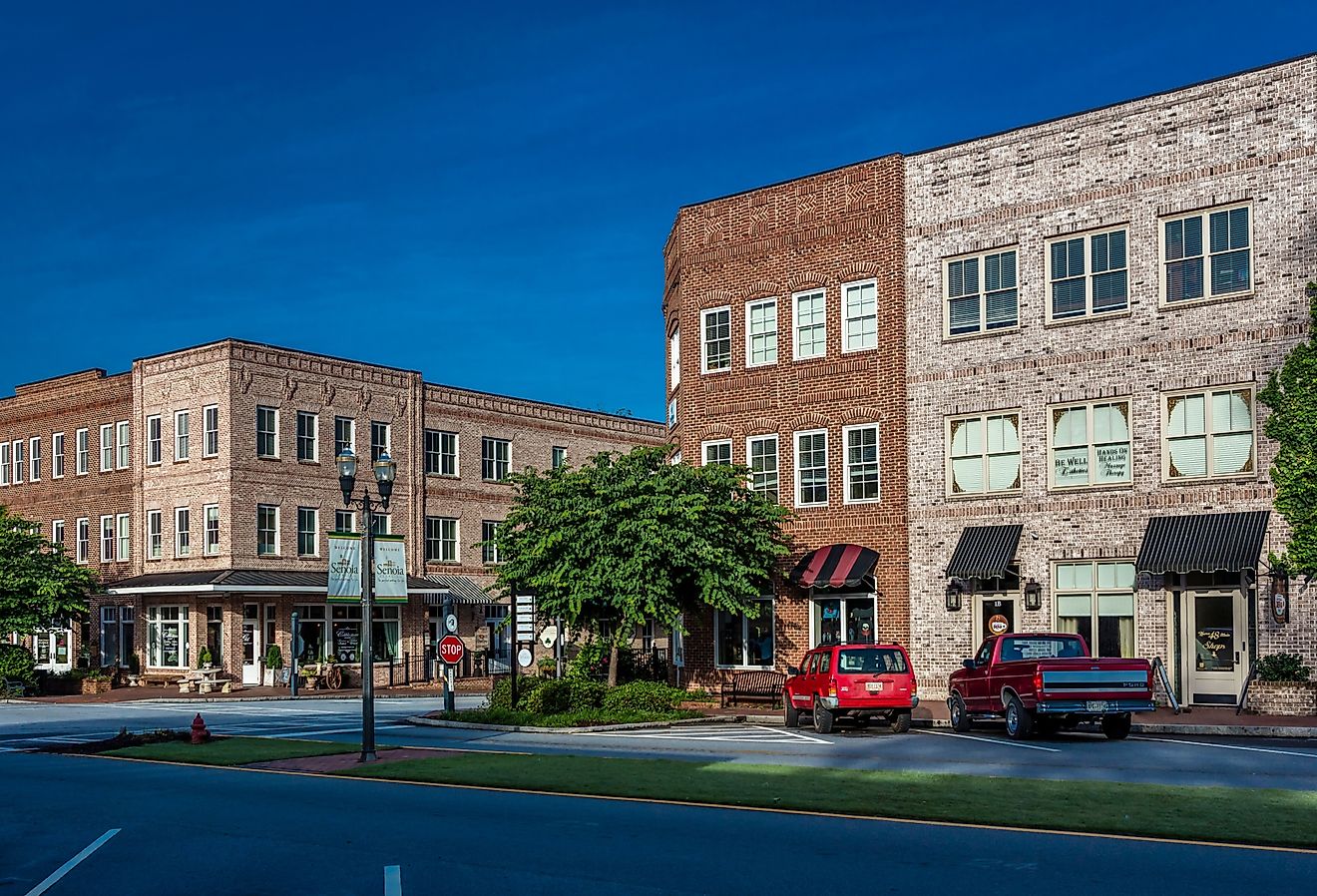 Historic small town of Senoia, where "Walking Dead" is filmed. Image credit: Joseph Sohm via Shutterstock.