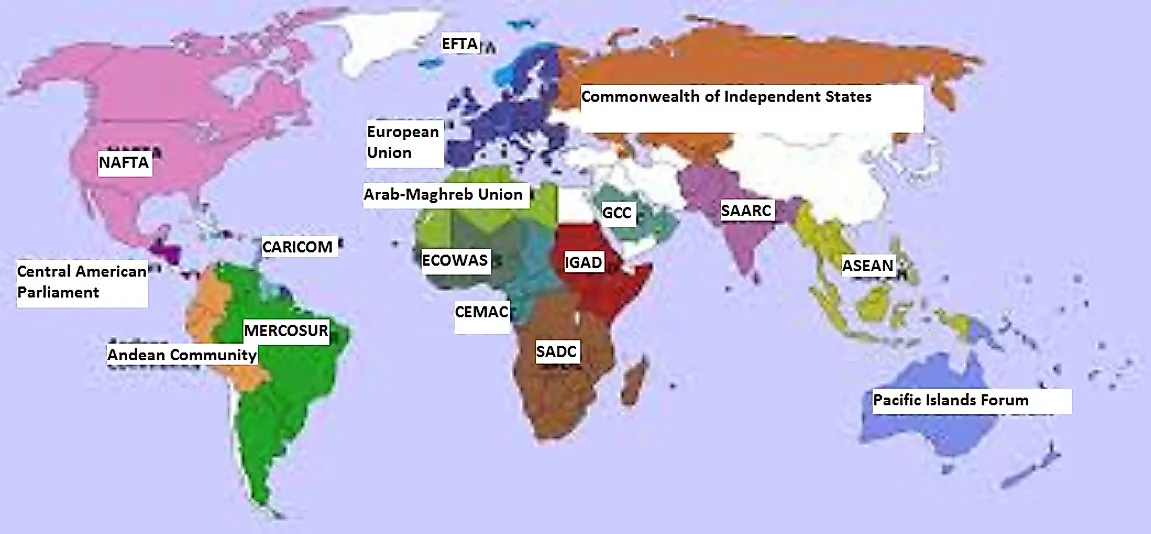 What Is A Trade Bloc, And Why Are They Formed? - WorldAtlas