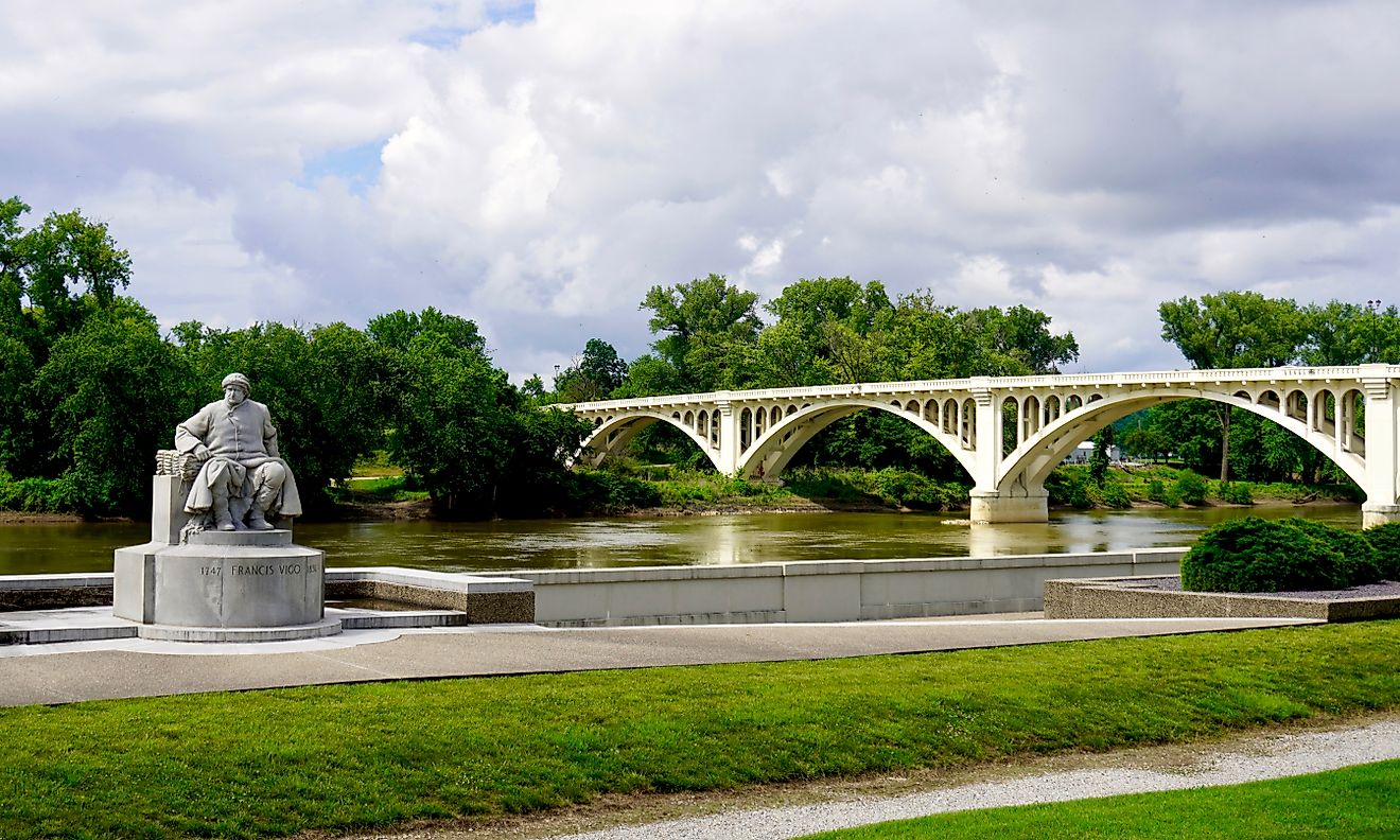 George Rogers Clark National Historical Park in Vincennes, Indiana. Editorial credit: EWY Media / Shutterstock.com