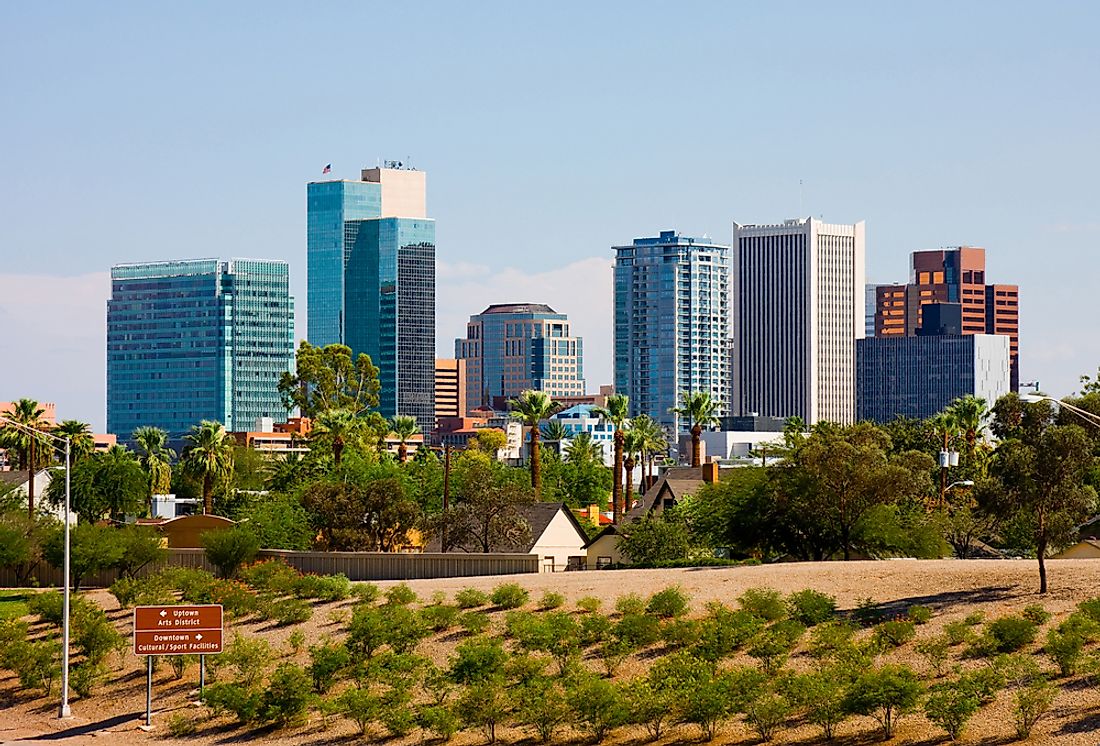 Phoenix, Arizona, is the most populated state capital in the US. 