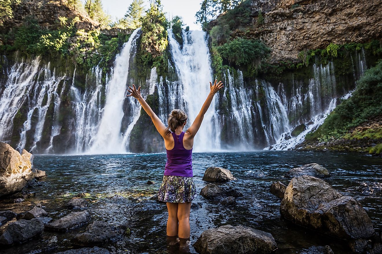 Burney Falls, California.